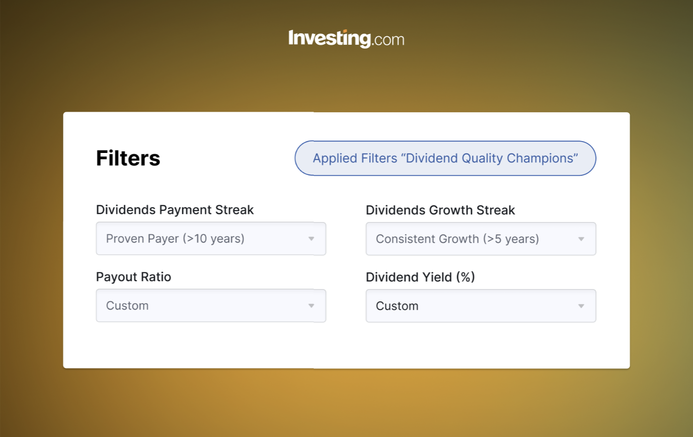 Dividend Quality Champions