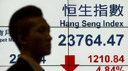 Asian stocks slide on China risks, U.S. rate hike fears