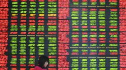 GLOBAL MARKETS-Asian shares wobble in volatile trade as China tech selloff weighs