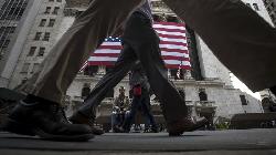 US STOCKS-Banks lead Wall Street lower on hedge fund default concerns
