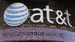 AT&T shares rise for third straight day in mixed market