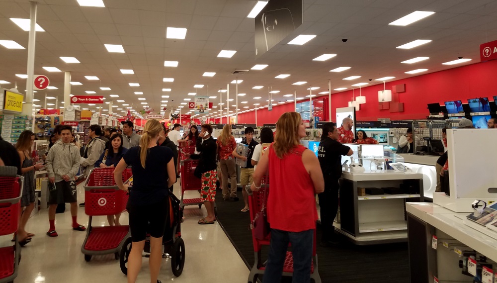 Black Friday Shoppers at Target, 2016