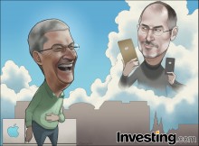 Apple зафиксировала рекордную квартальную прибыль благодаря iPhone с большим экраном.