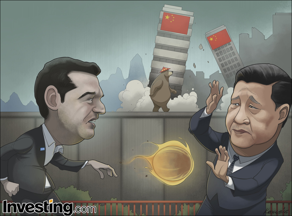 Financial markets shift their focus from Greece to China… At least for now.