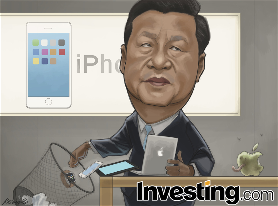 O abrandamento e a falta de inovação da China atingiu os ganhos da Apple 