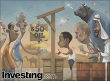 Marknadsspelarna firar oljeprisets återgång till $50