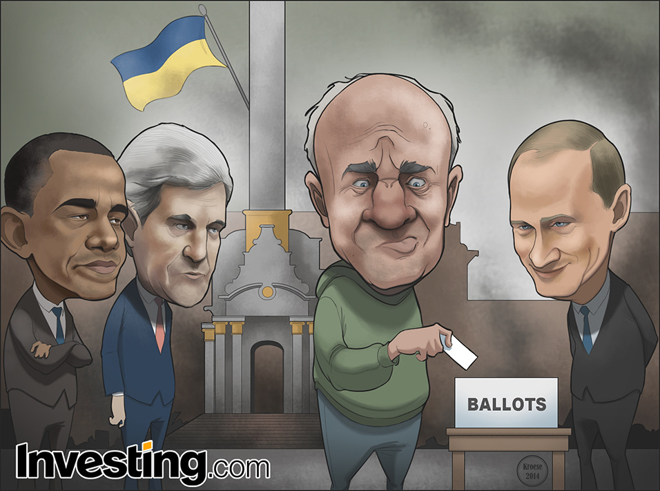 Será que as eleições do fim de semana na Ucrânia piorarão a crise com a Rússia e provocarão fortes quedas nos mercados globais?