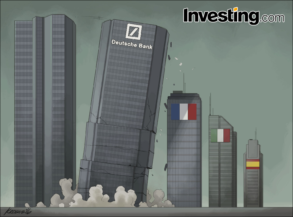 Zal de Deutsche Bank ineenstorten en het Europese banksysteem meesleuren in haar val?