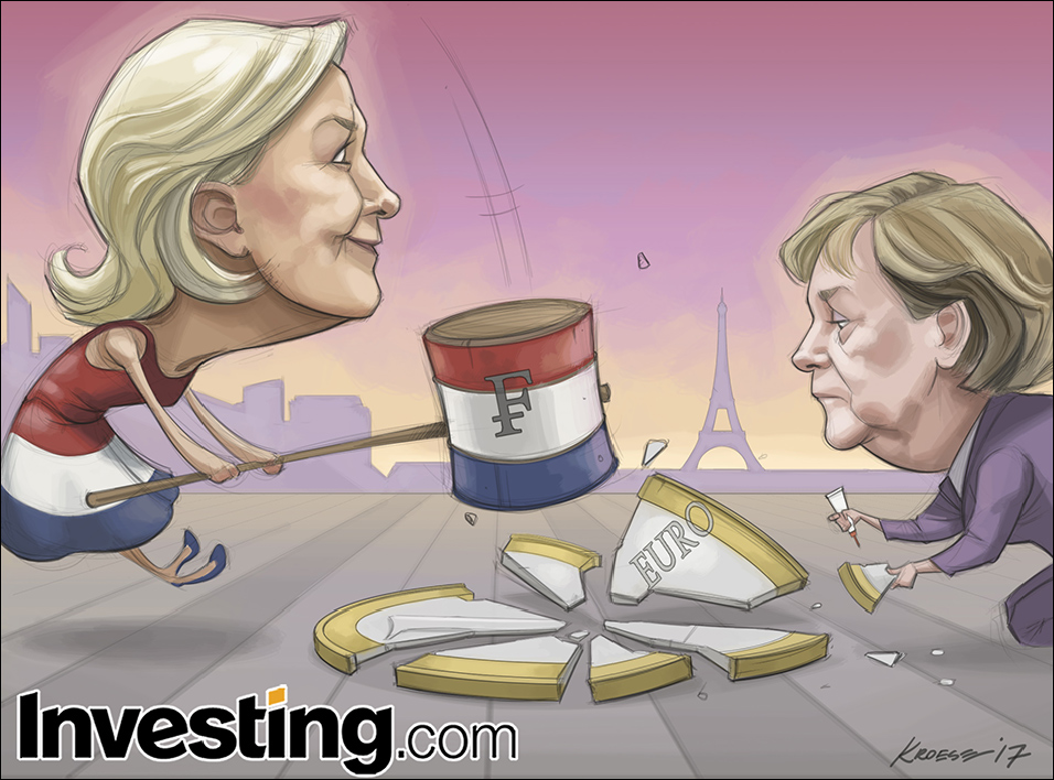 Η Μαρίν Λε Πεν φαίνεται να ταρακουνάει τη γαλλική πολιτική σκηνή, απειλώντας το μέλλον της ευρωζώνης