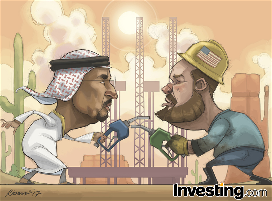 Kampen mellan OPEC och amerikansk skifferolja är den största oljerisken 2017