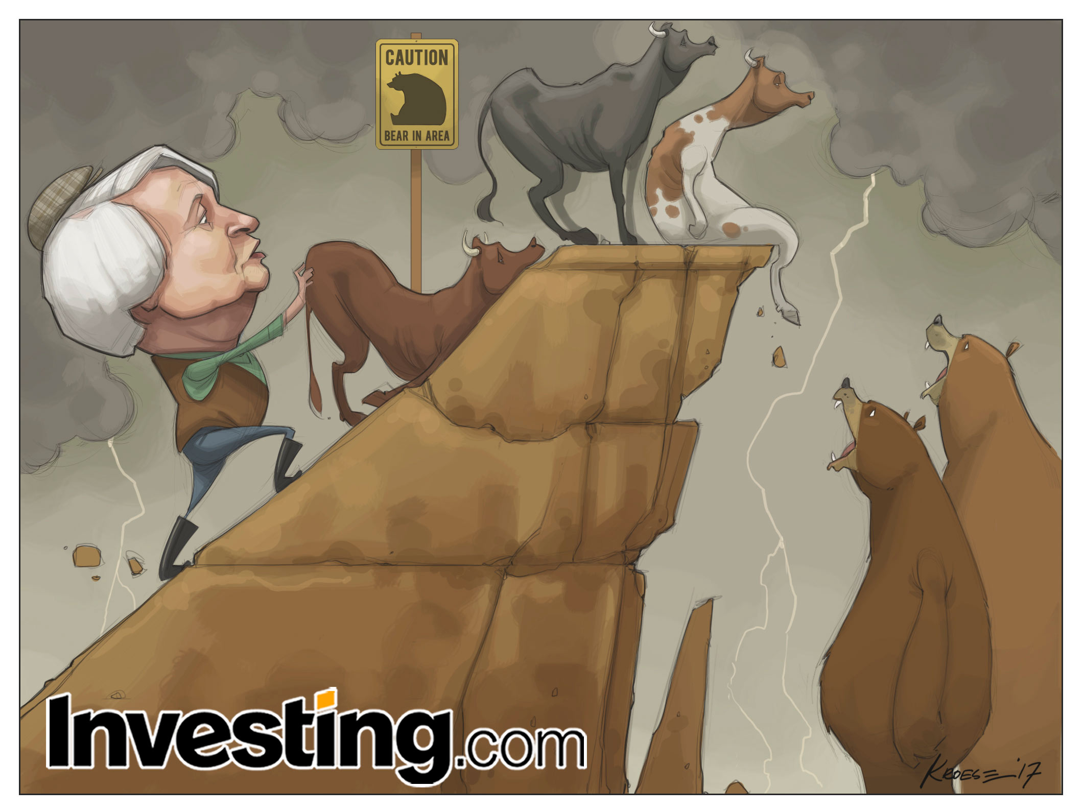 O rali do mercado finalmente mostra algumas rachaduras como Yellen e o cansaço dos touros