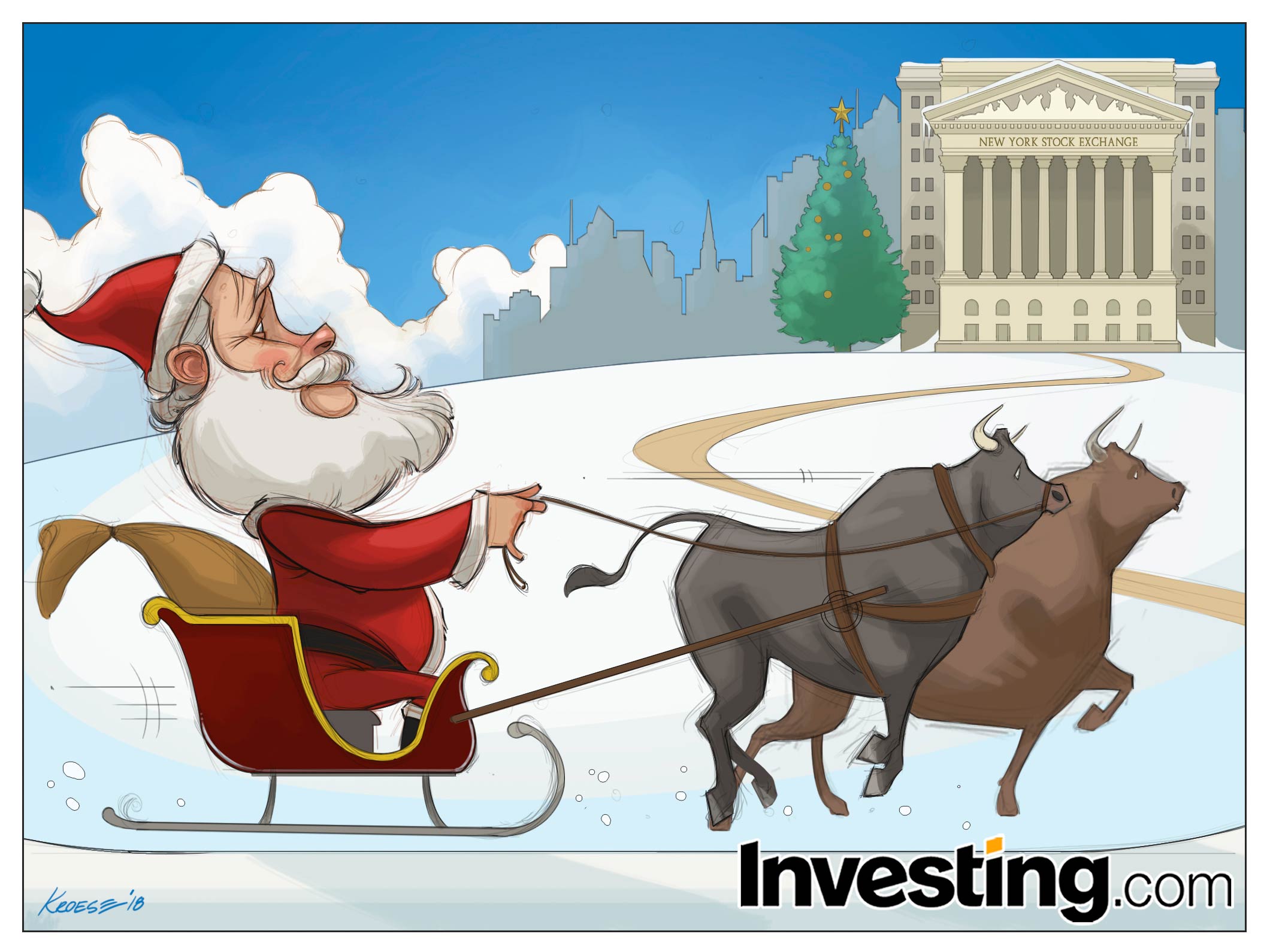 ¿Traerá Santa Claus un rally a Wall Street o el mercado sucumbirá ante las 'guerras' de Trump?