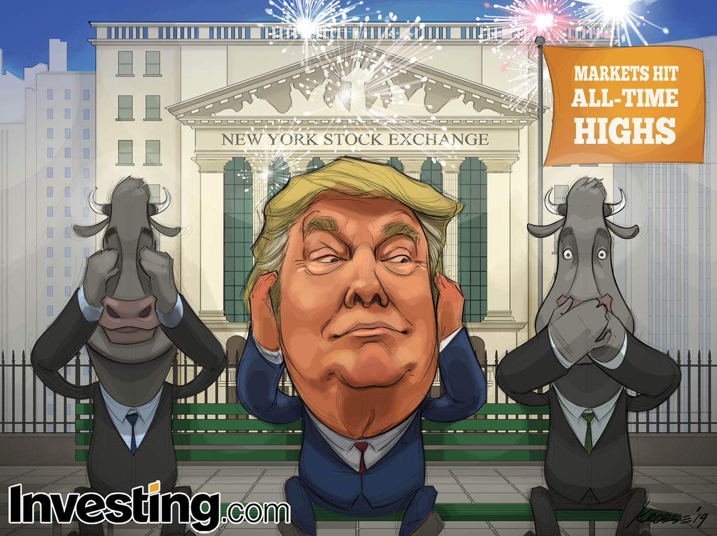 Trump And Bulls In 'See No Evil, Hear No Evil, Speak No Evil' Mode As Markets Hit New All Time Highs