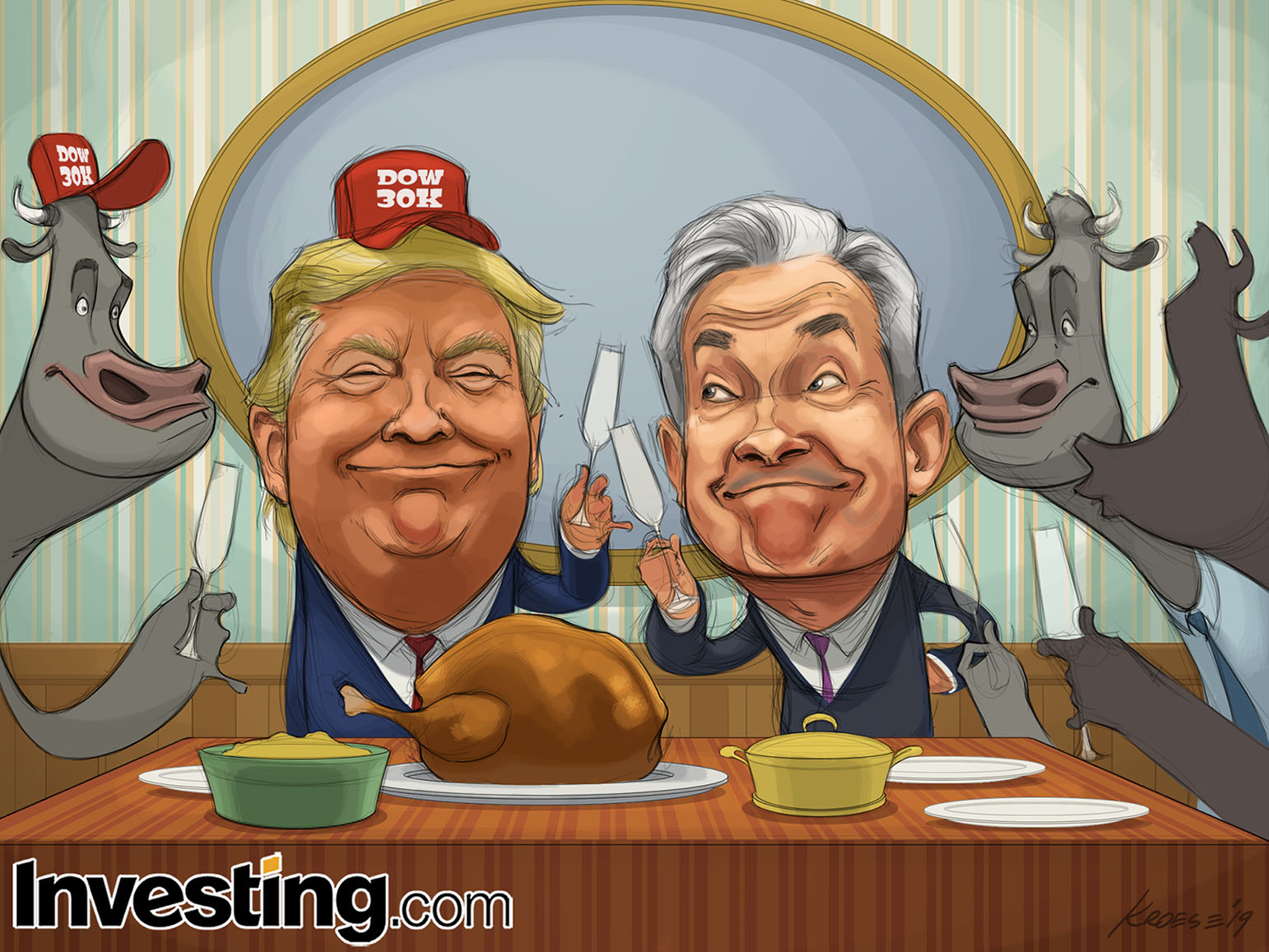 Wall Street op recordhoogte: de perfecte Thanksgiving voor de stieren (en Trump)