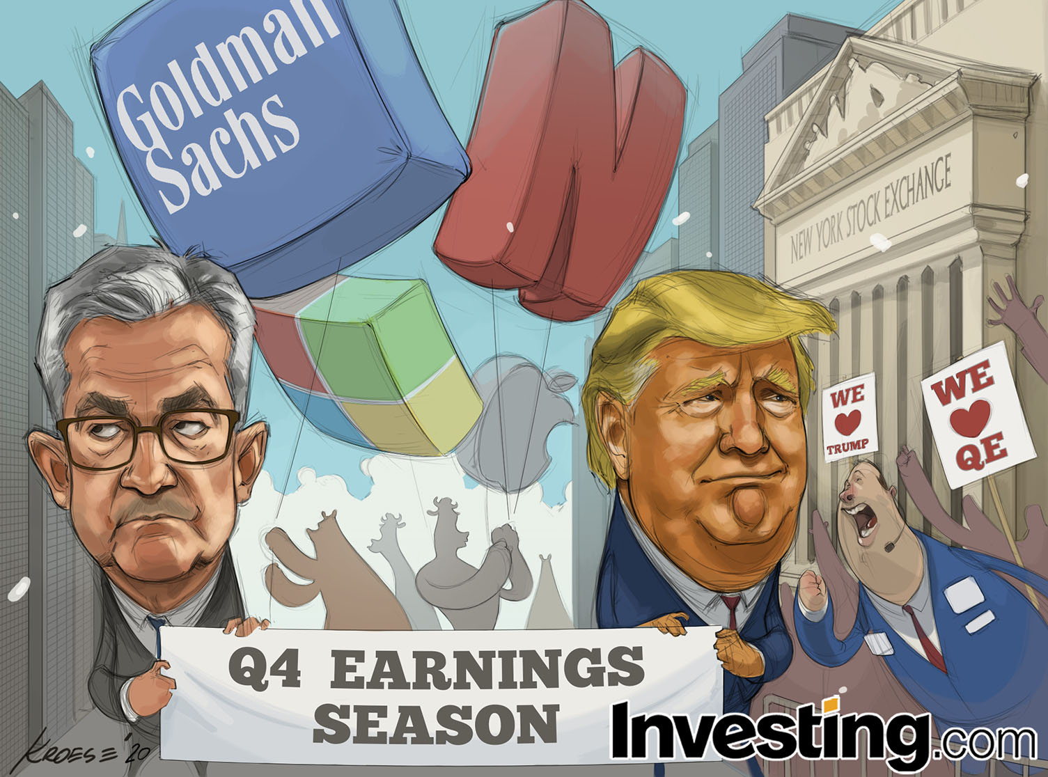 Un déluge de résultats trimestriels innonde Wall Street alors que la saison des résultats du T4 démarre!