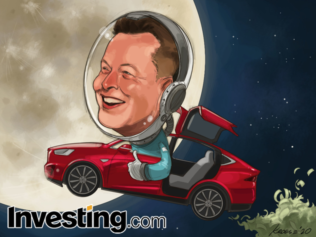 La capitalisation boursière de Tesla dépasse les $100 Milliards alors que le rallye se poursuit