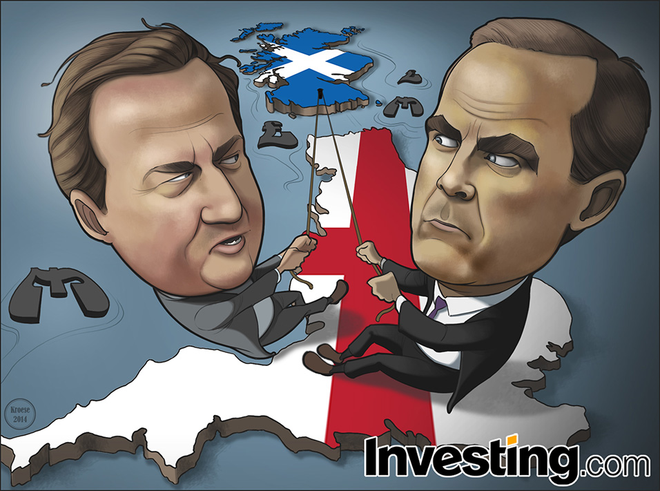 ماذا سيحدث لأسواق المال في حال لو صوتت اسكتلندا مع الاستقلال؟