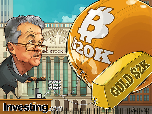 Bitcoin and Gold Prices Inflates as Central Banks Keep Pumping Money