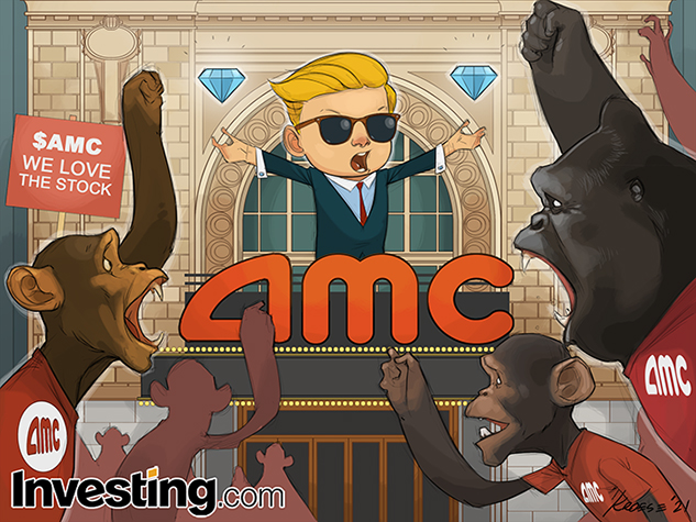 Koersstijging AMC Entertainment zorgt weer voor opleving 'meme-aandelen'