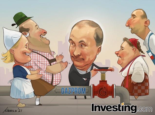 プーチンの天然ガスパイプライン承認見込みで、ヨーロッパは一安心。