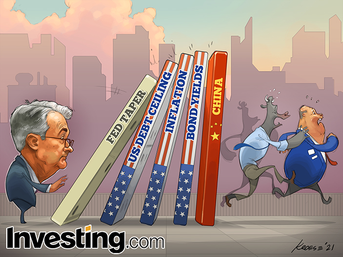 Tapering, plafond de la dette US et risque chinois plombent les actions en septembre