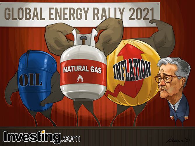 Энергетическое ралли подогревает опасения по поводу инфляции, поскольку акции начинают октябрь с убытков