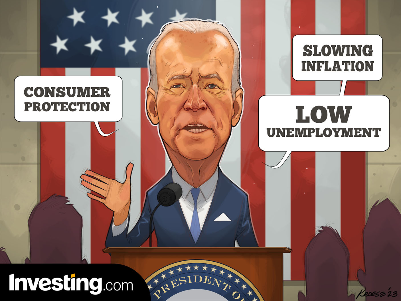 Biden Talks Work, Consumers and Inflation in 2023 State of the Union address