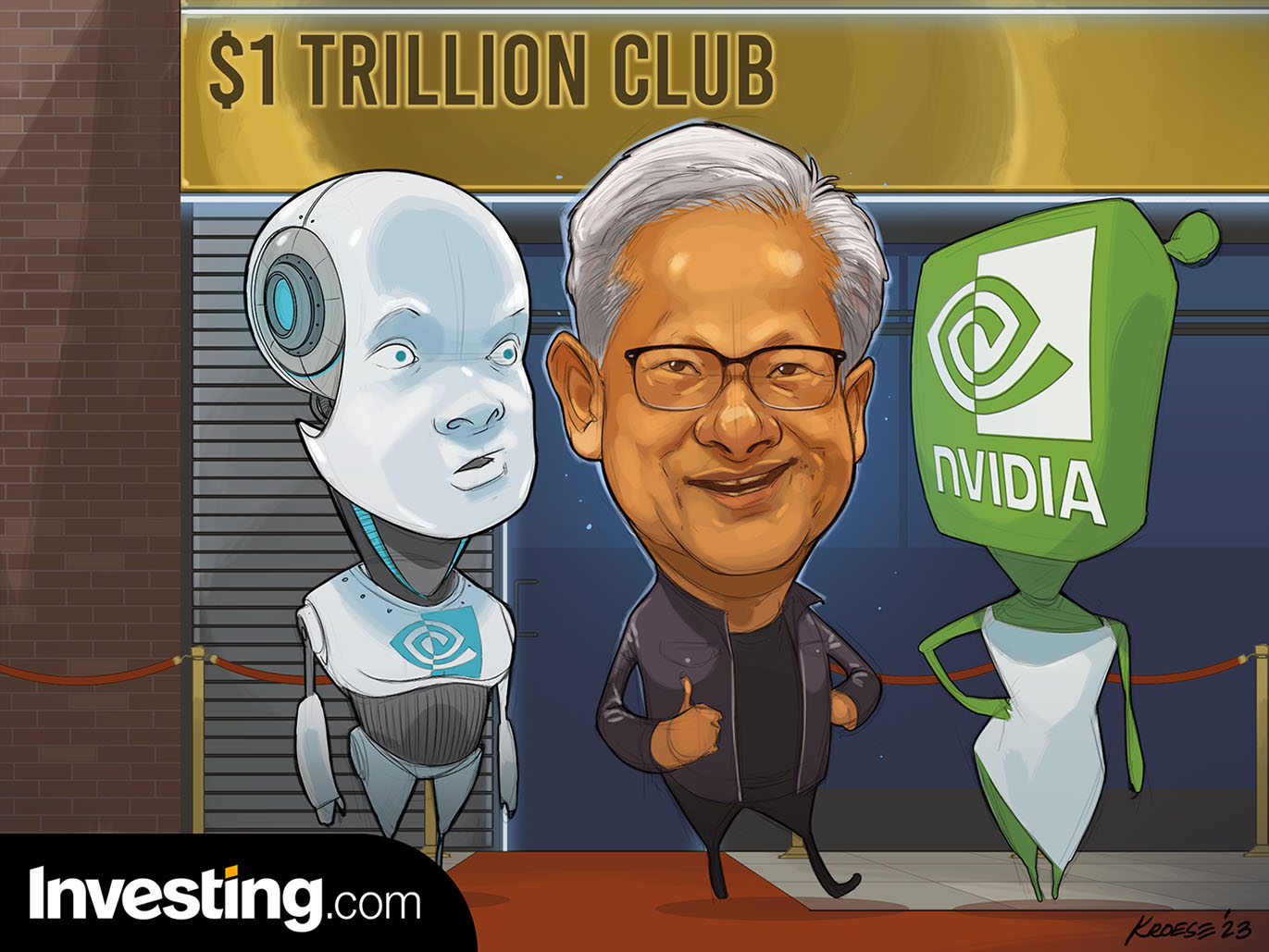 Nvidia liittyy ainutlaatuiseen 1 biljoonan dollarin markkina-arvon klubiin. Mikä yhtiö on seuraava?