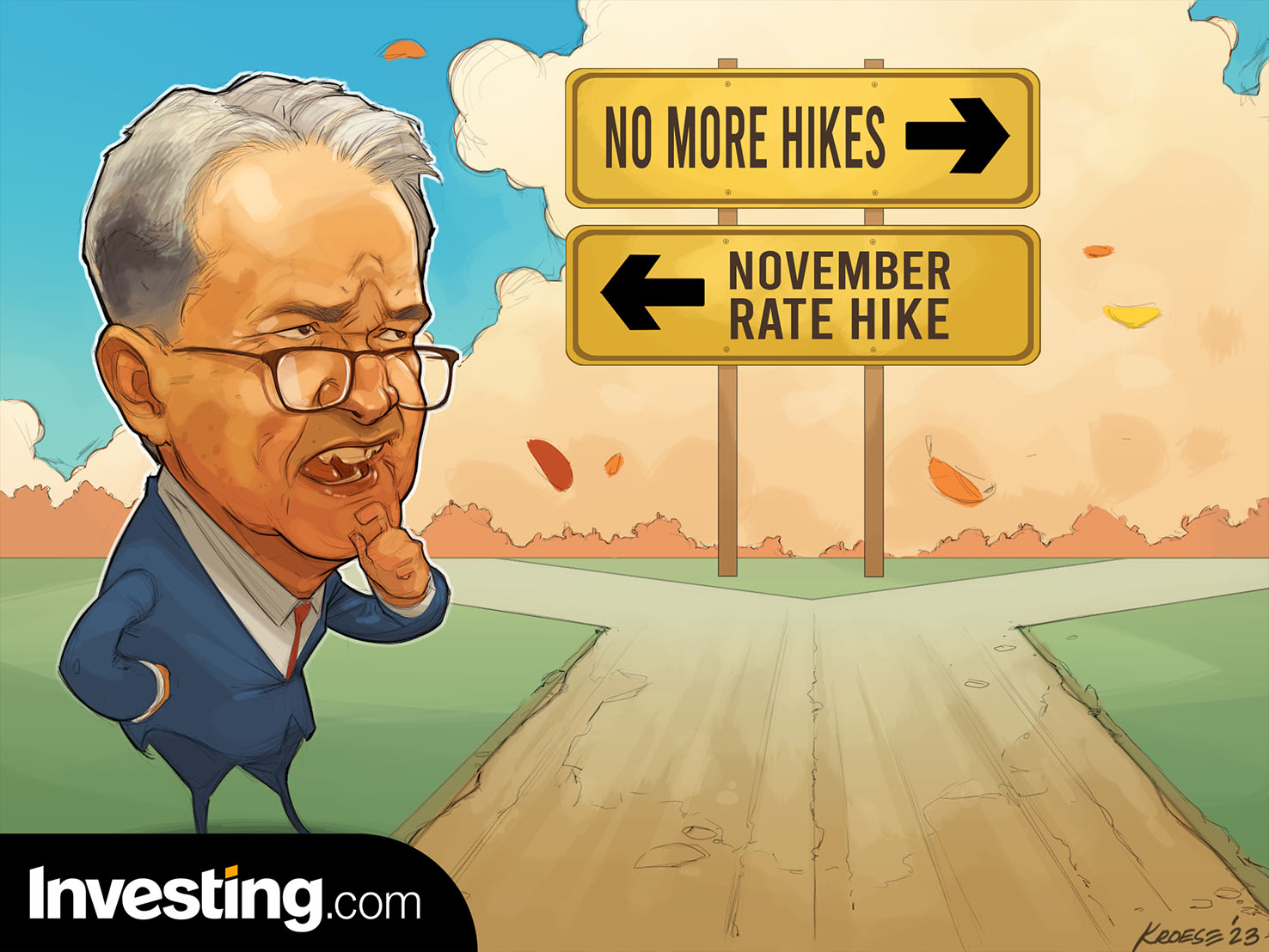 Irá Powell, presidente da Fed, sinalizar uma subida das taxas em novembro ou será que as subidas terminaram?