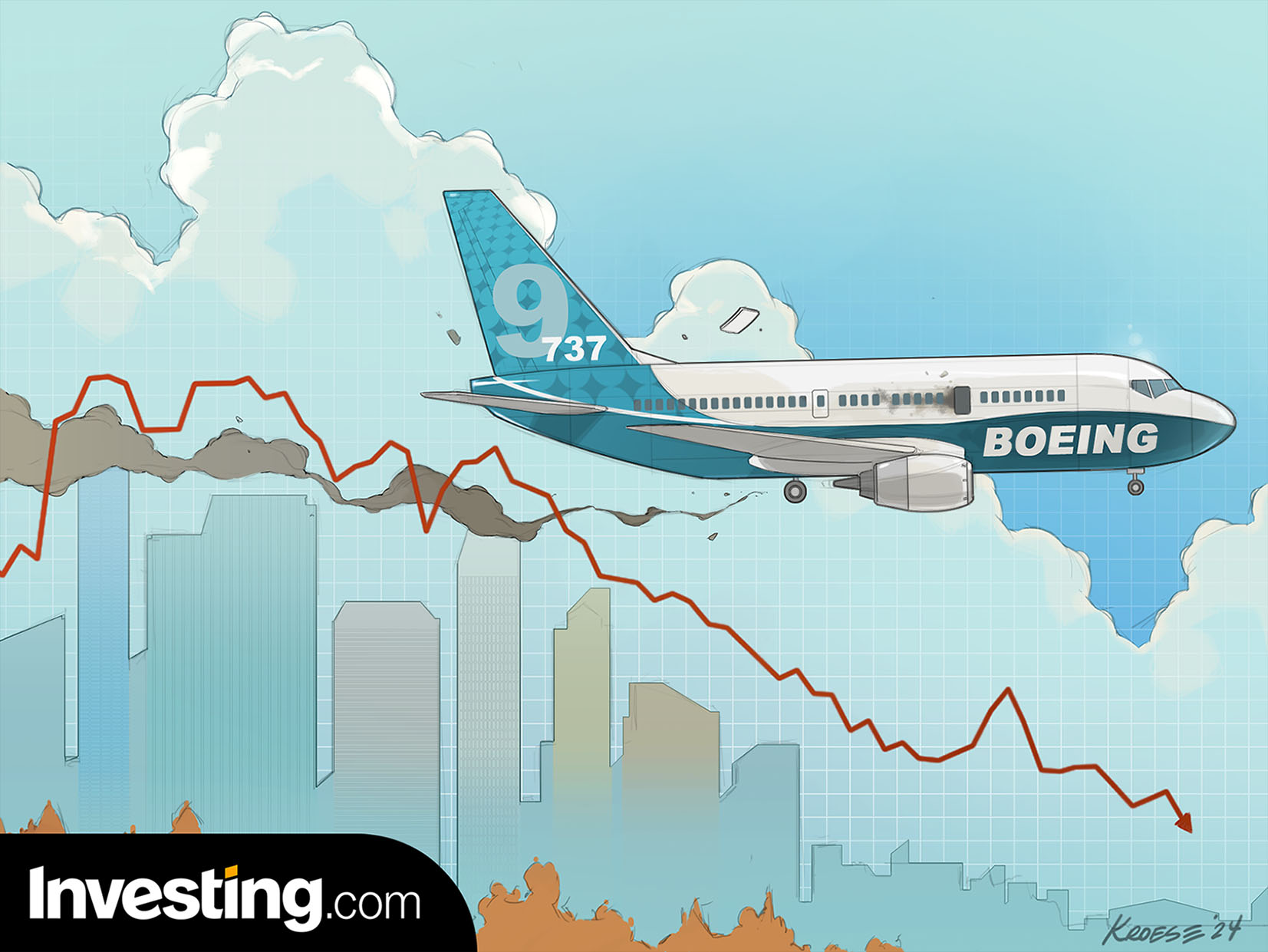 Boeing steeds dieper in de problemen met de 737 Max