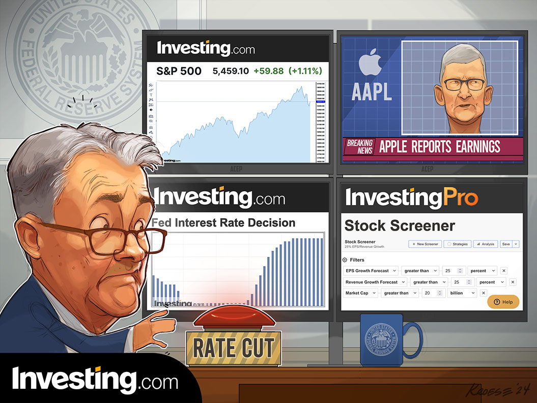 Il presidente della Fed Powell segnalerà un taglio dei tassi a settembre, mentre si profilano i guadagni dei big tech!
