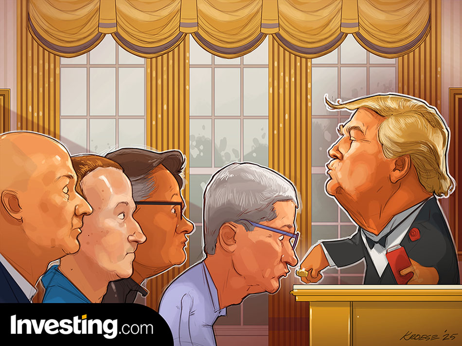 CEOs de tecnologia se alinham para beijar o anel em meio à guerra comercial de Donald Trump!