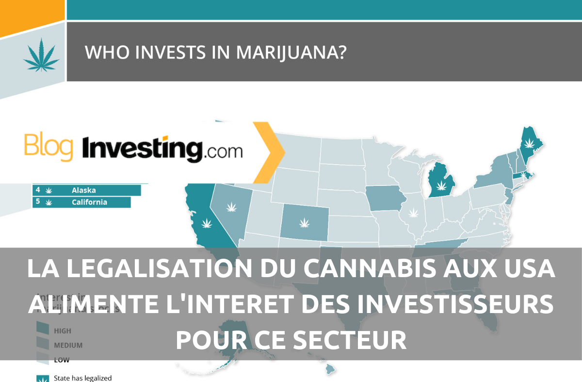 La légalisation de la marijuana aux États-Unis alimente l'intérêt des investisseurs pour les actions du secteur du cannabis