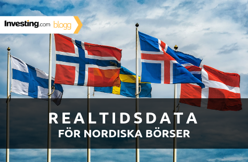 Investing.com lägger till data för nordiska börser i realtid