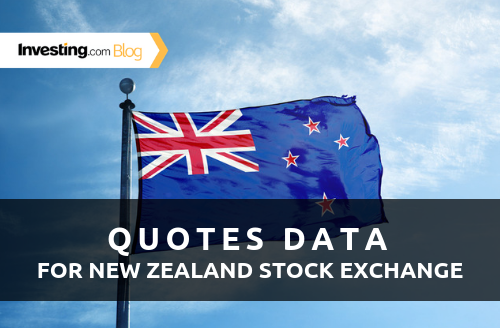 Investing.com Adds Quotes Data from the New Zealand Stock Exchange