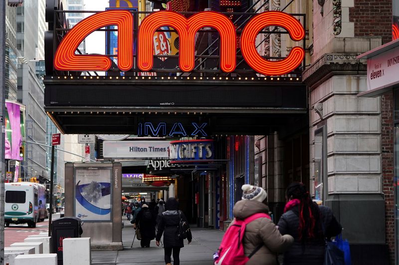 AMC Entertainment shares jump on report Amazon is considering acquiring the theater chain