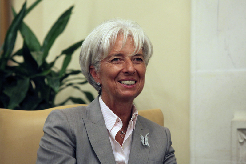 Christine Lagarde, directora gerente del Fondo Monetario Internacional (FMI)