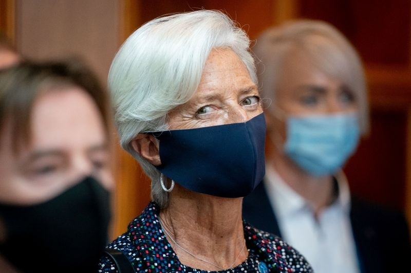 Lagarde hält Anstieg der Inflation weiterhin für 