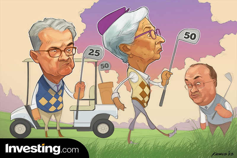 Illustration Hebdo : La BCE et la Fed cherchent à sortir d'une mauvaise passe