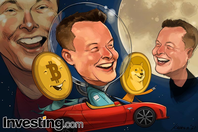 Locura cripto: Bitcoin rebota; Elon Musk y las 'manos de diamante' de Tesla