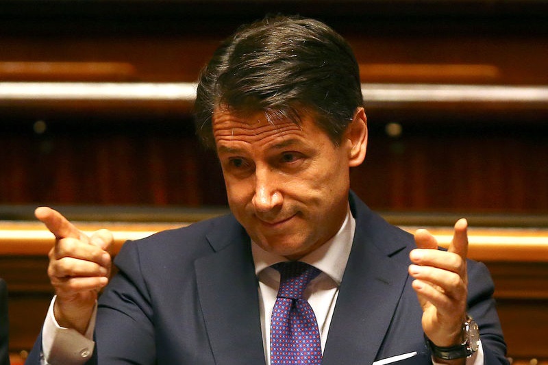 &copy; Reuters. Giuseppe Conte Says Italy Won’t Use All EU Recovery Funds Over Debt Concerns