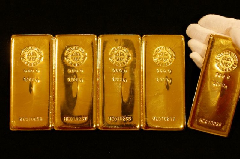 החוזים העתידיים על הזהב מתחזקים במהלך המסחר בארה