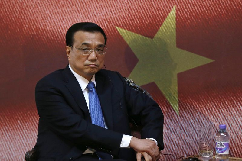 &copy; Reuters. China's Li sees growth rebound
