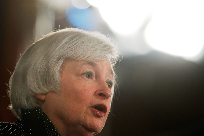 &copy; Reuters. Janet Yellen macht auf Risiken für die Wirtschaft aufmerksam