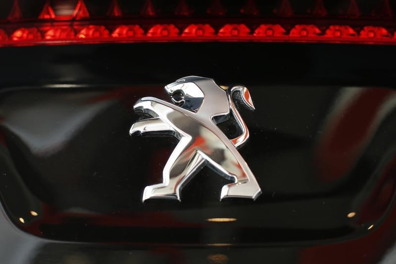&copy; Reuters. Peugeot: recul des immatriculations le mois dernier