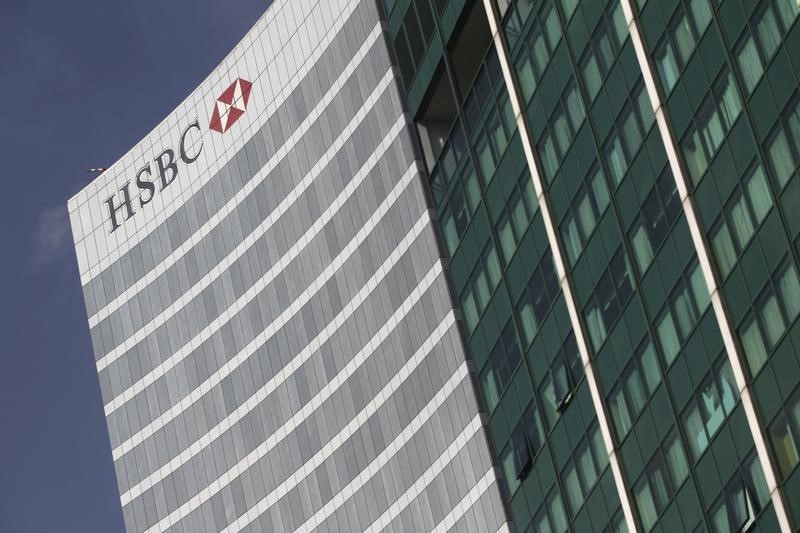 HSBC hits two-month high on Canada exit