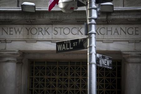 U.S. stocks lower at close of trade; Dow Jones Industrial Average down 0.45%