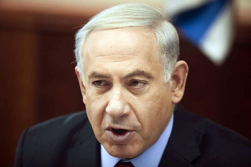 &copy; Reuters.  Netanyahu in Dead Heat With Rival in Knife-Edge Israeli Election