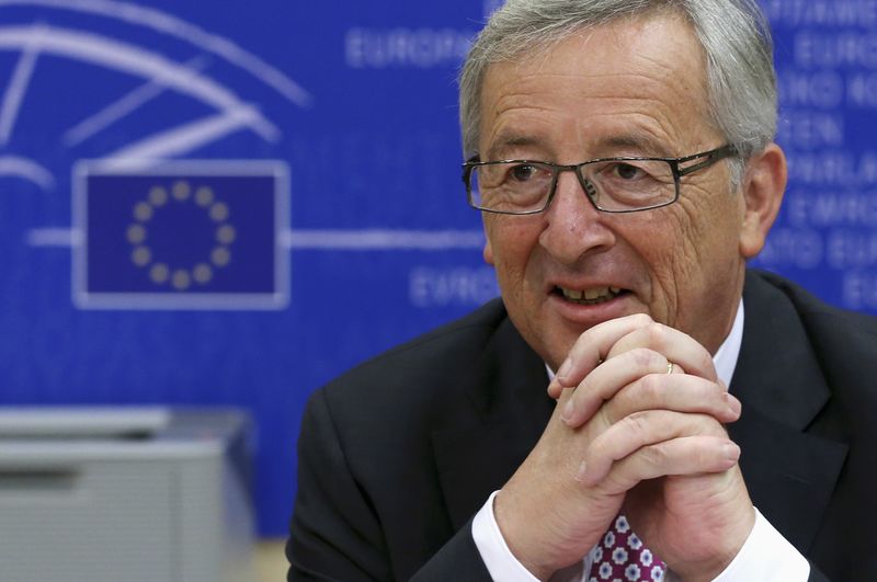 &copy; Reuters.  No EU-UK trade talks until divorce issues settled - EU's Juncker