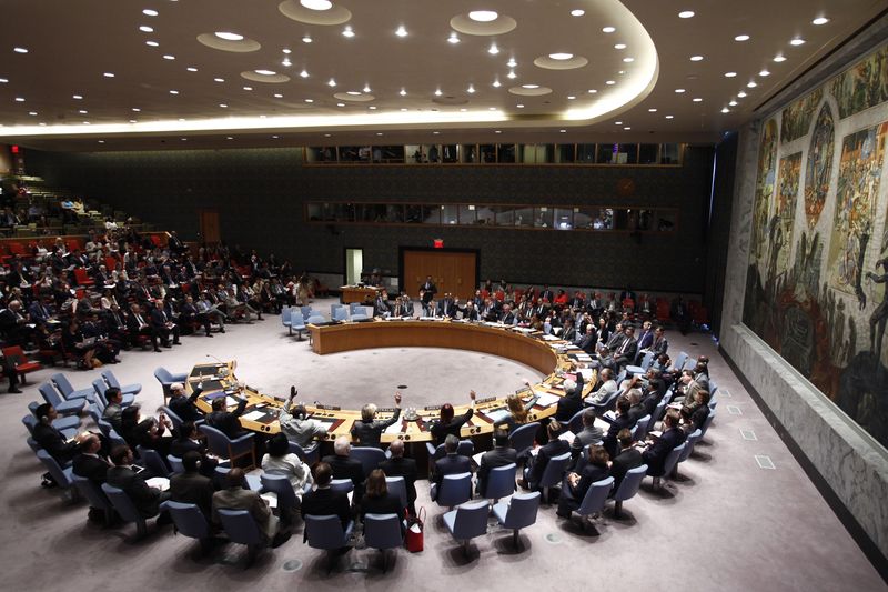 &copy; Reuters.  В МИД РФ объяснили, почему Россия голосовала за принятие резолюции СБ ООН по палестино-израильскому урегулированию